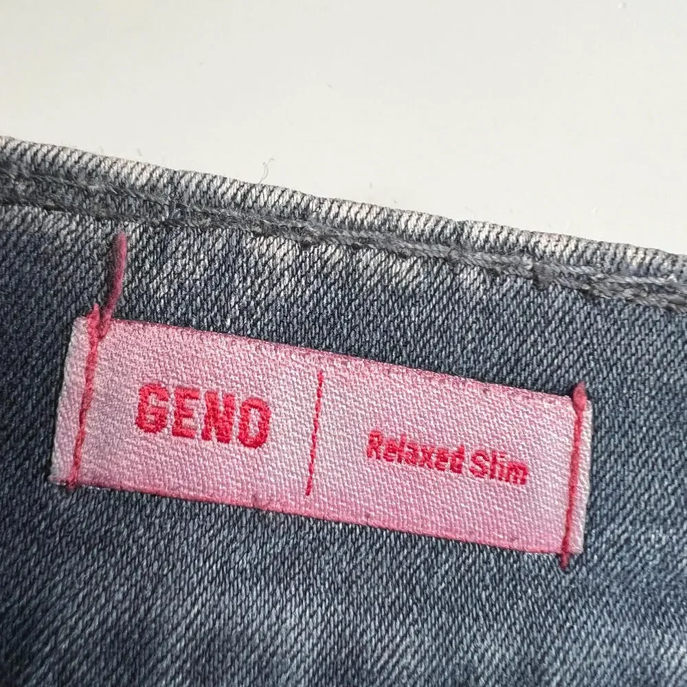 True‎ Religion Geno Slim Fit Jeans Men’s Size 36 Blue Distressed Denim Y2K